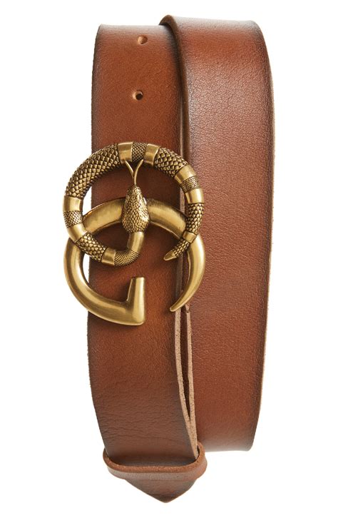 gucci leather belts men